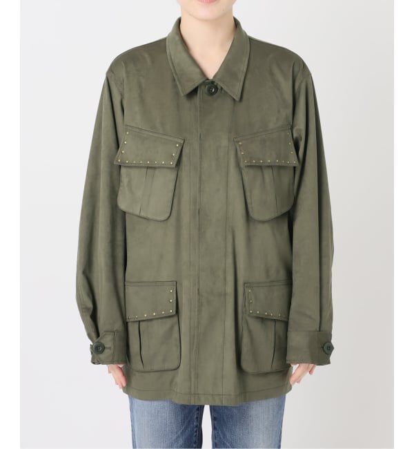 Spick and Span「《予約》ARCHIVE STANCE / アーカイブスタンス fale suede military JK」|ミリタリージャケット|