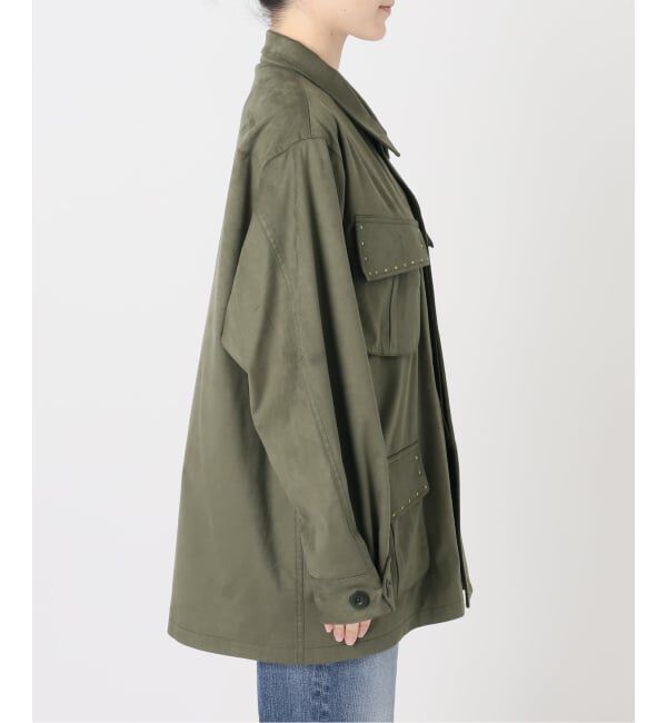 Spick and Span「《予約》ARCHIVE STANCE / アーカイブスタンス fale suede military JK」|ミリタリージャケット|