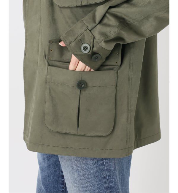 Spick and Span「《予約》ARCHIVE STANCE / アーカイブスタンス fale suede military JK」|ミリタリージャケット|