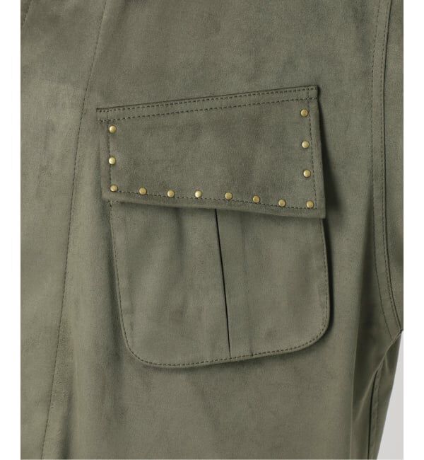 Spick and Span「《予約》ARCHIVE STANCE / アーカイブスタンス fale suede military JK」|ミリタリージャケット|