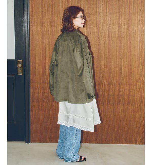 Spick and Span「《予約》ARCHIVE STANCE / アーカイブスタンス fale suede military JK」|ミリタリージャケット|