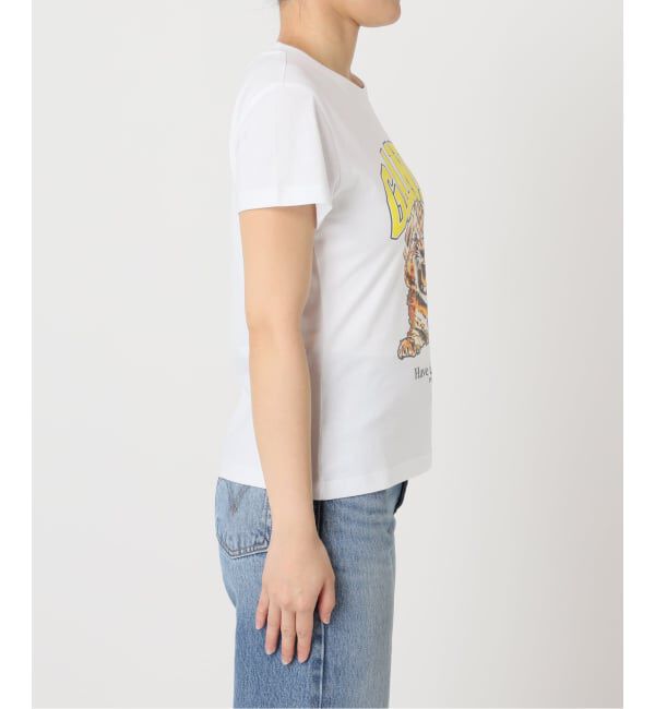 U by SPICK&SPAN「《新宿・WEB限定 / 予約》GANNI / ガニー Basic Cotton Baby Fit Tiger」|Tシャツ・カットソー|