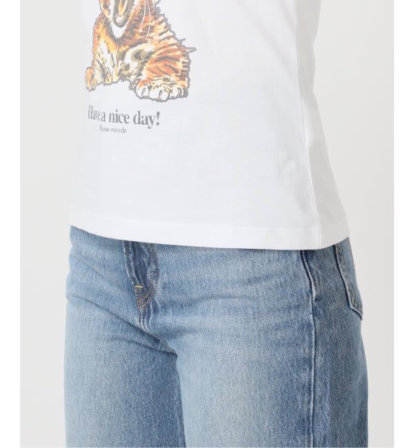 U by SPICK&SPAN「《新宿・WEB限定 / 予約》GANNI / ガニー Basic Cotton Baby Fit Tiger」|Tシャツ・カットソー|