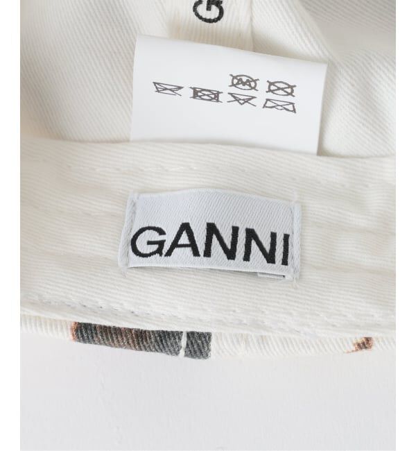 U by SPICK&SPAN「《新宿・WEB限定 / 予約》GANNI / ガニー Printed Zebra Washed Cotton Canvas」|キャップ・キャスケット|