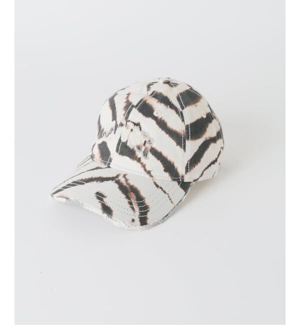 U by SPICK&SPAN「《新宿・WEB限定 / 予約》GANNI / ガニー Printed Zebra Washed Cotton Canvas」|キャップ・キャスケット|