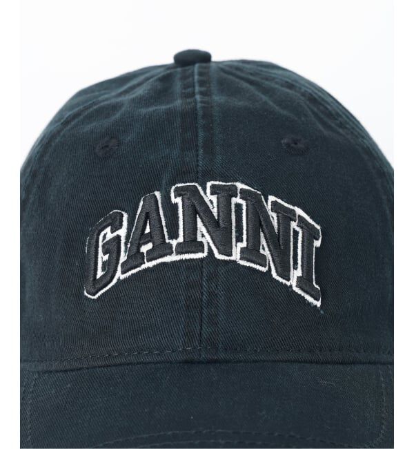 U by SPICK&SPAN「《新宿・WEB限定 / 予約》GANNI / ガニー Washed Cotton Canvas Cap Emb」|キャップ・キャスケット|