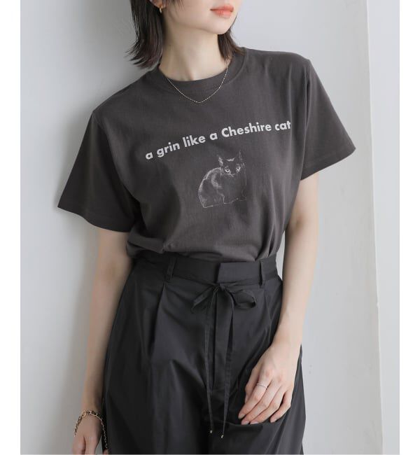  「REGENCY WORKS/リージェンシー ワークス CAT Tシャツ」|Tシャツ・カットソー|グレー