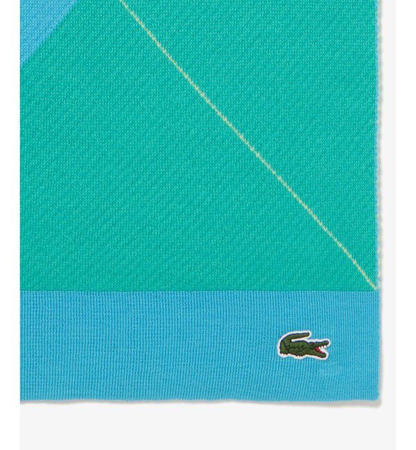 LACOSTE「アーガイルニットマフラー」|マフラー|