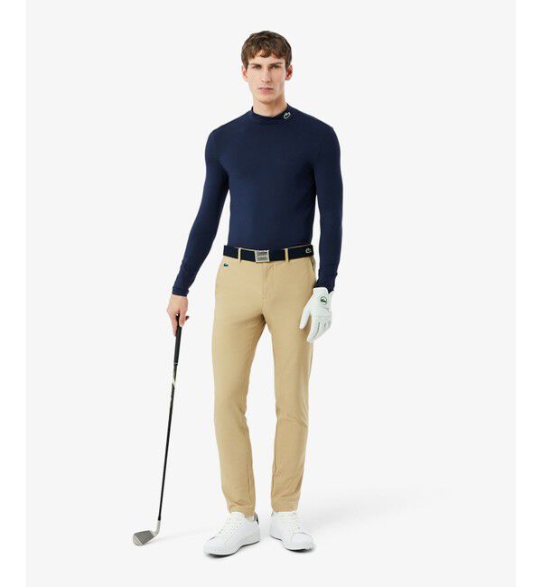 LACOSTE「ウルトラドライモックネックTシャツ」|Tシャツ・カットソー|
