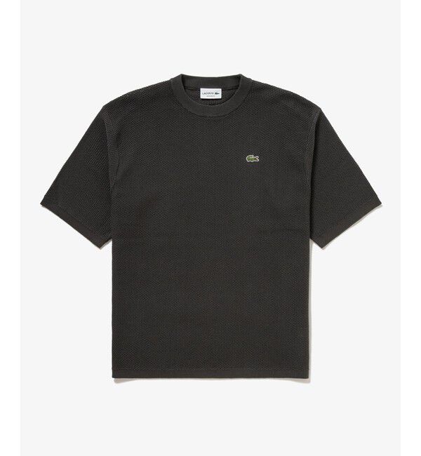 LACOSTE「鹿の子メッシュニットTシャツ」|Tシャツ・カットソー|