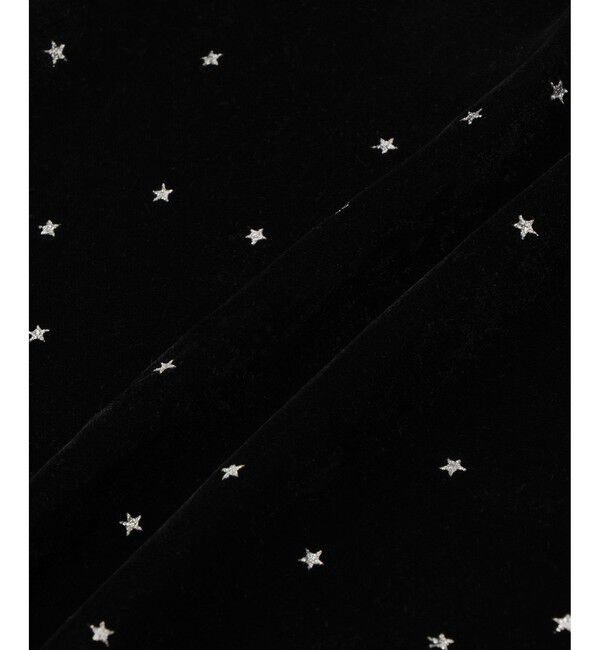 SALON adam et rope'「【COUTURE D'ADAM（クチュール ド アダム）】Stardust Glitter Velvet Easy Wide Pant」|チノ|