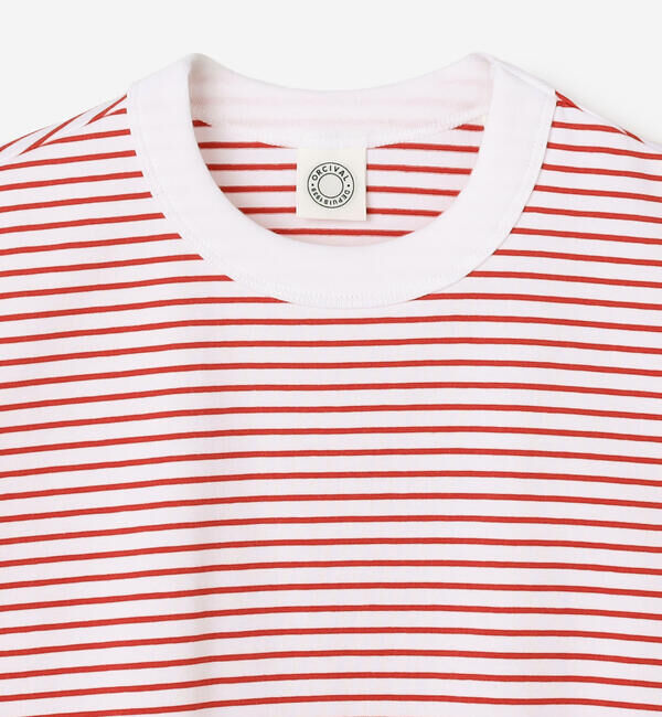 ORCIVAL「ORCIVAL | コットン ストレッチ クルーネック半袖Tシャツ WOMEN」|Tシャツ・カットソー|