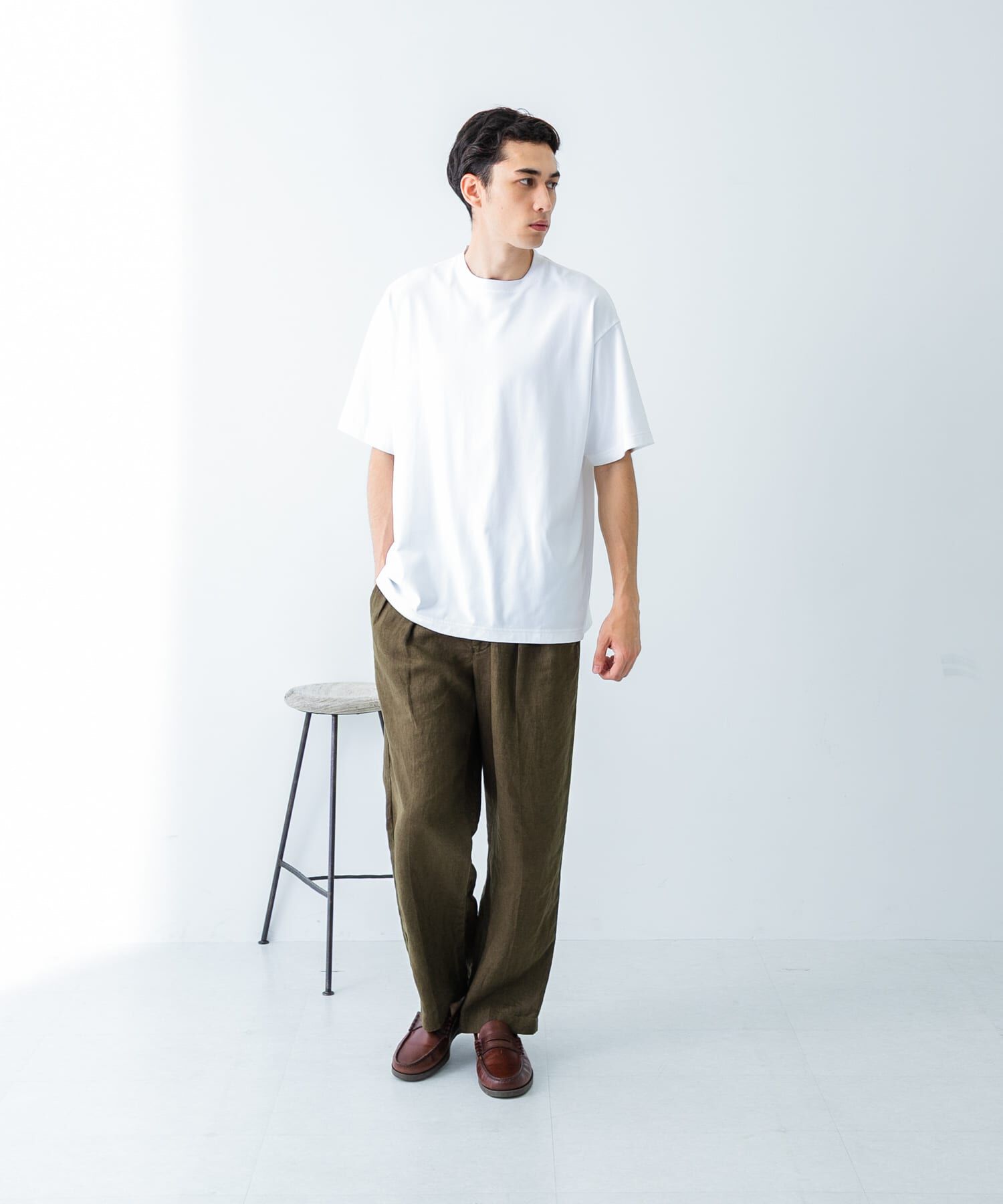 URBAN RESEARCH「new basic　クールドライツイストヒートブロックショートスリーブ」|Tシャツ・カットソー|