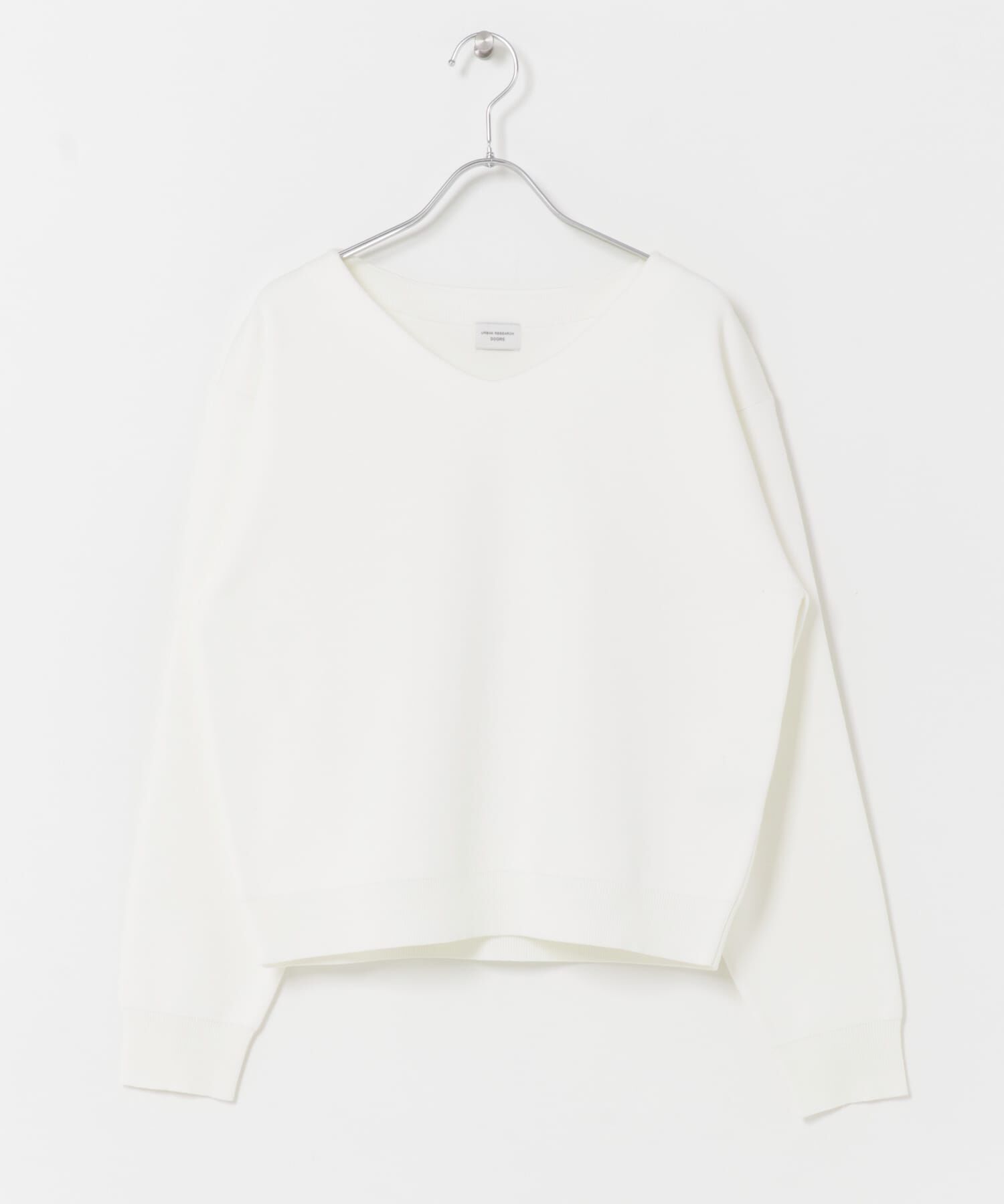 URBAN RESEARCH DOORS「『仁村紗和さん着用』『UR TECH Renew Knit』Vネックプルオーバー」|ニット・セーター|