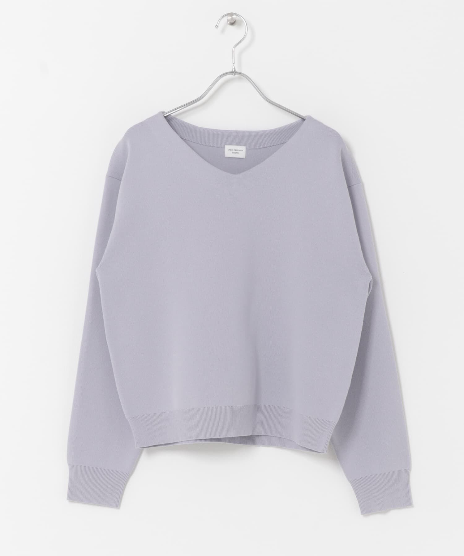 URBAN RESEARCH DOORS「『仁村紗和さん着用』『UR TECH Renew Knit』Vネックプルオーバー」|ニット・セーター|