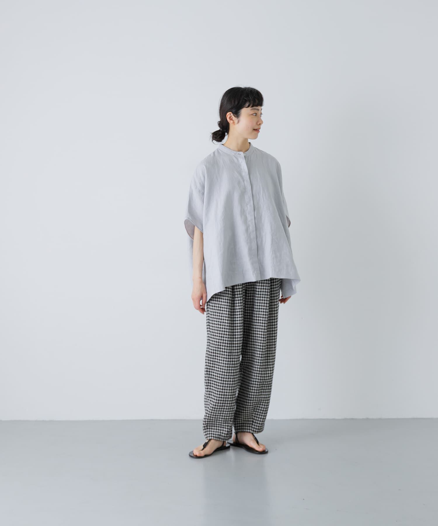 リネンスクエアケープシャツ（かぐれ）｜ルミネのファッション通販