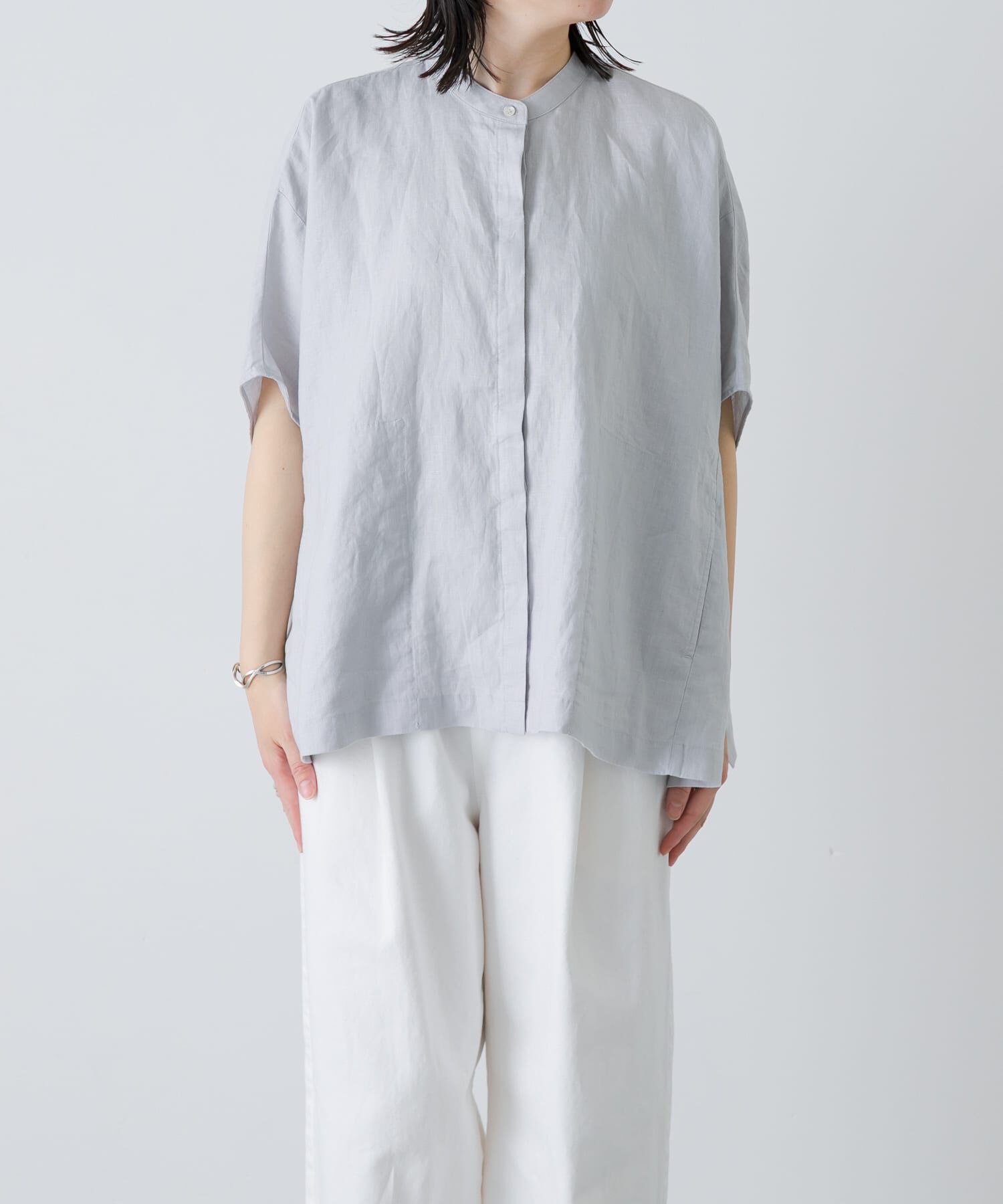 リネンスクエアケープシャツ（かぐれ）｜ルミネのファッション通販