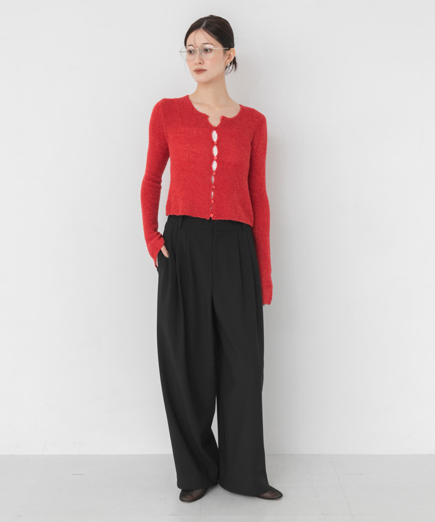 URBAN RESEARCH「『4サイズ展開』スリータックワイドパンツ」|その他|