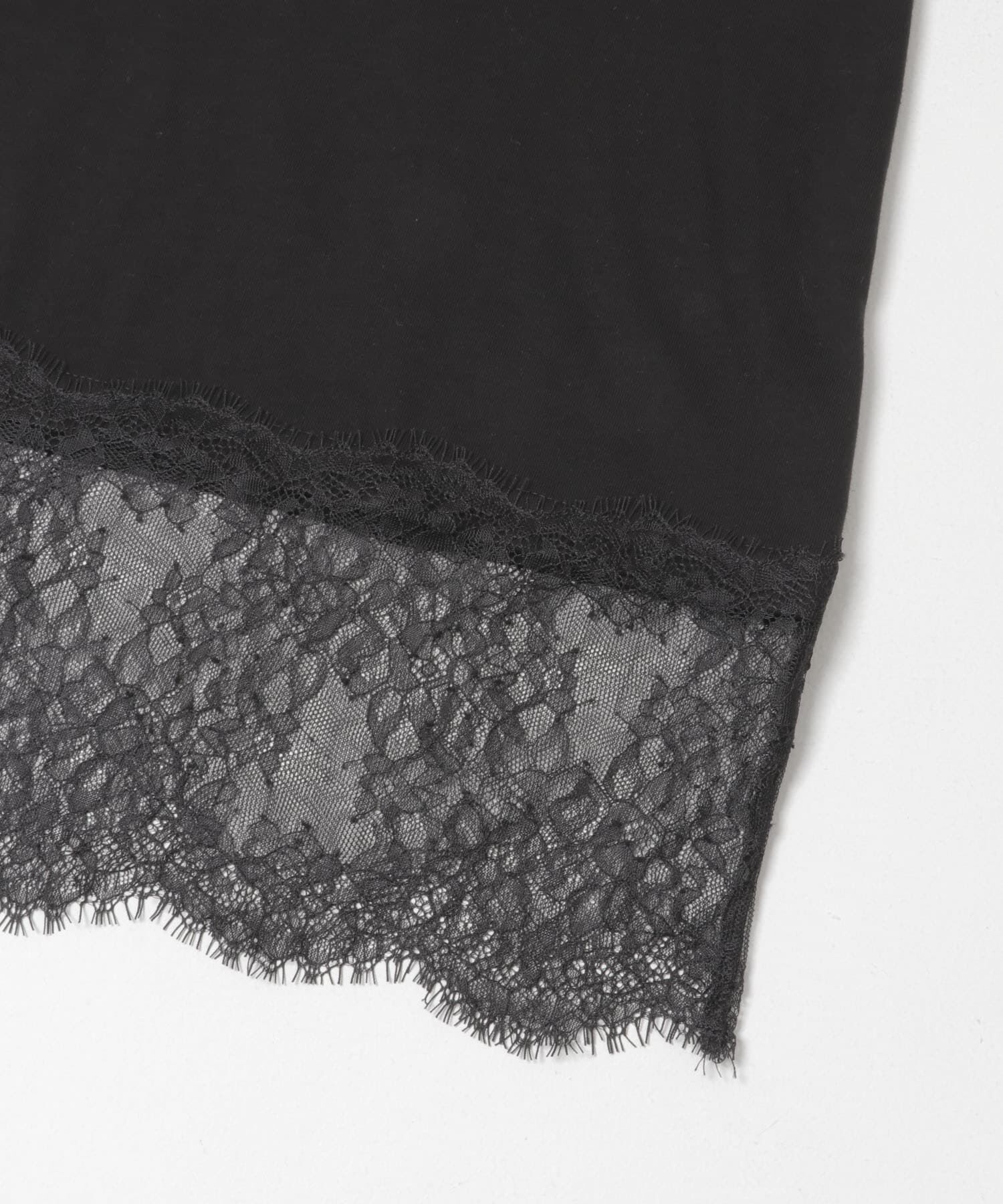 Sonny Label 「『WEB限定』ルーズフィットレースヘムロングTシャツ」|Tシャツ・カットソー|