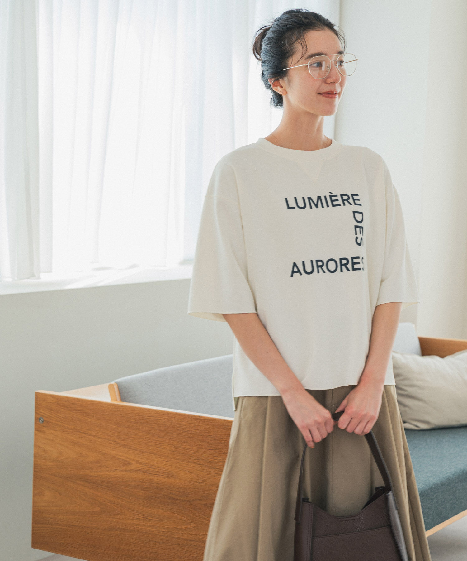 URBAN RESEARCH DOORS「速乾裏毛ロゴプルオーバー」|Tシャツ・カットソー|