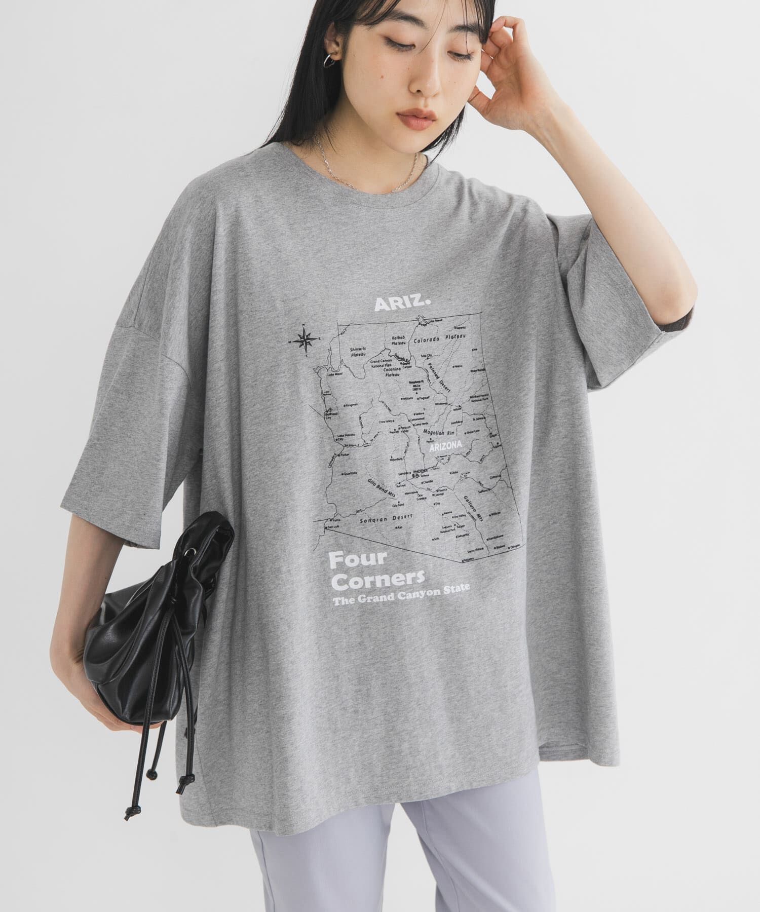  「オーバーサイズプリントTEE」|Tシャツ・カットソー|