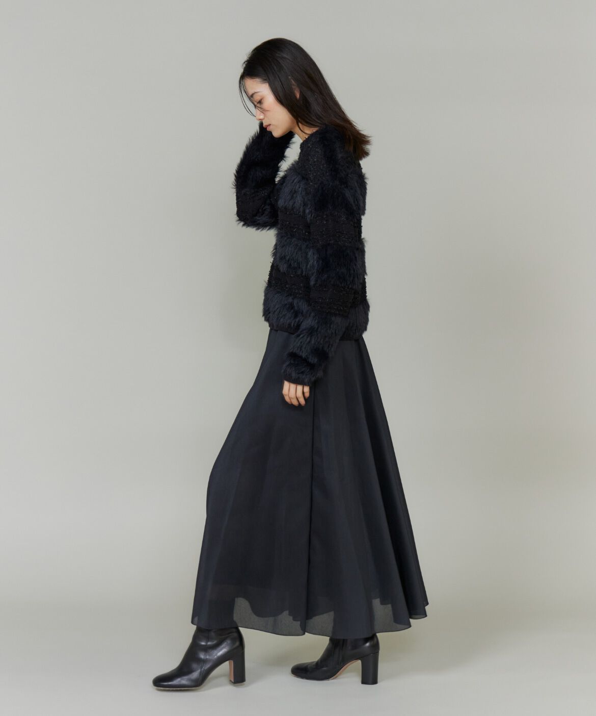 INED「フェザーヤーンプルオーバー」|ニット・セーター|