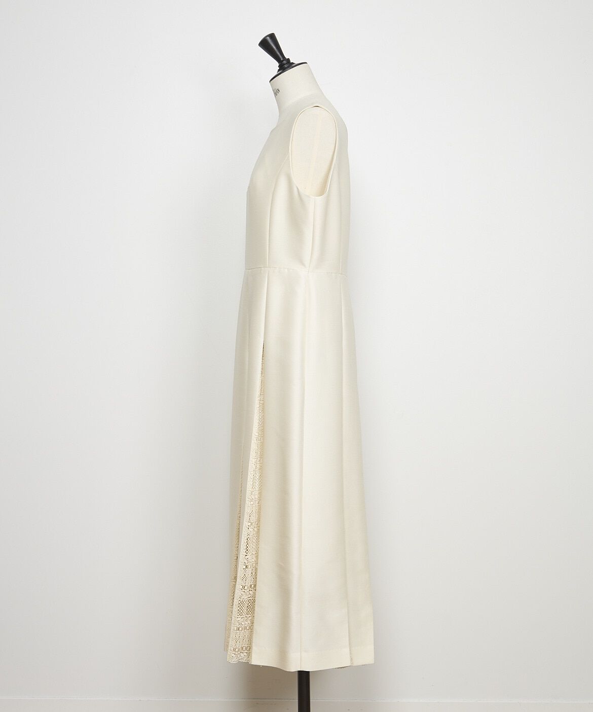 INED「《大きいサイズ》シルクウールロングワンピース《la veille by SUPERIOR CLOSET》」|ワンピース|