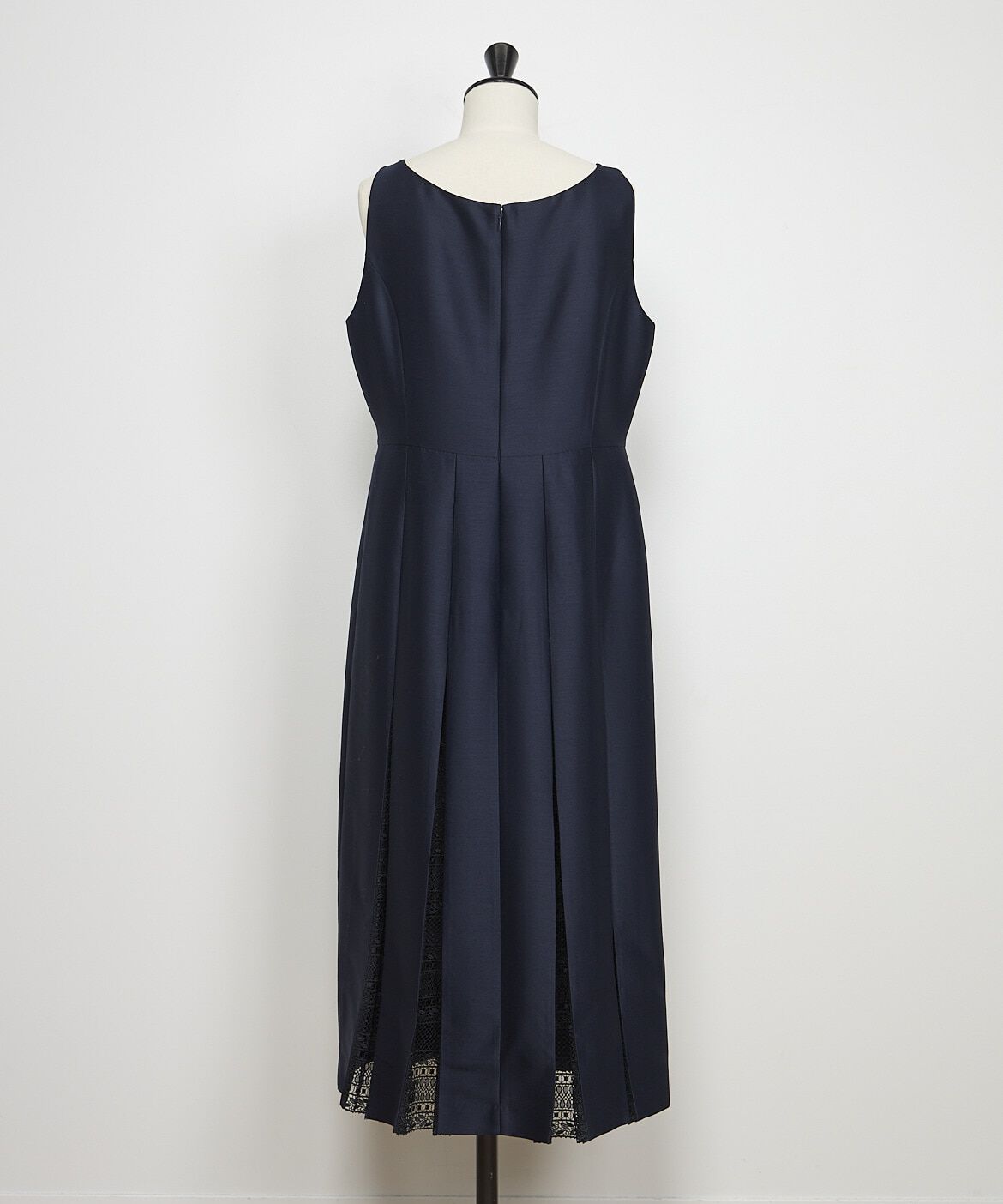 INED「《大きいサイズ》シルクウールロングワンピース《la veille by SUPERIOR CLOSET》」|ワンピース|