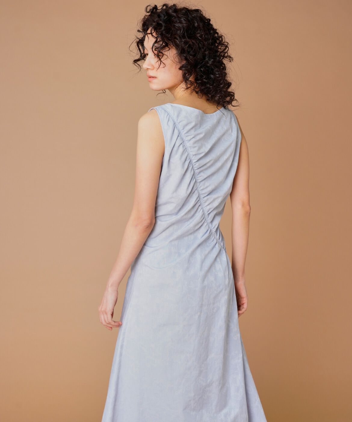 la veille by SUPERIOR CLOSET「斜めギャザーワンピース　」|ワンピース|