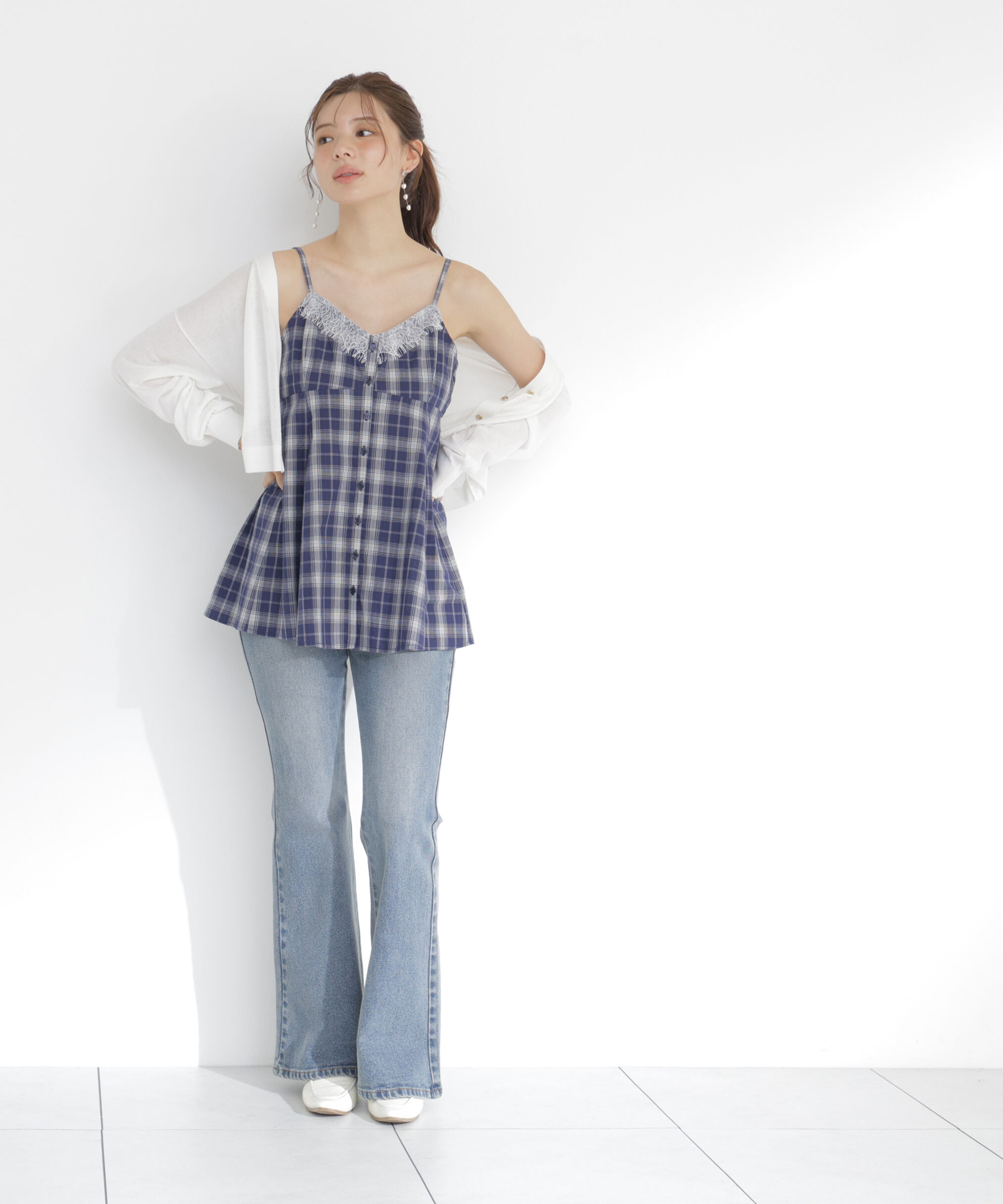 PROPORTION BODY DRESSING「＜UVカット＞シアーカーディガン」|カーディガン|
