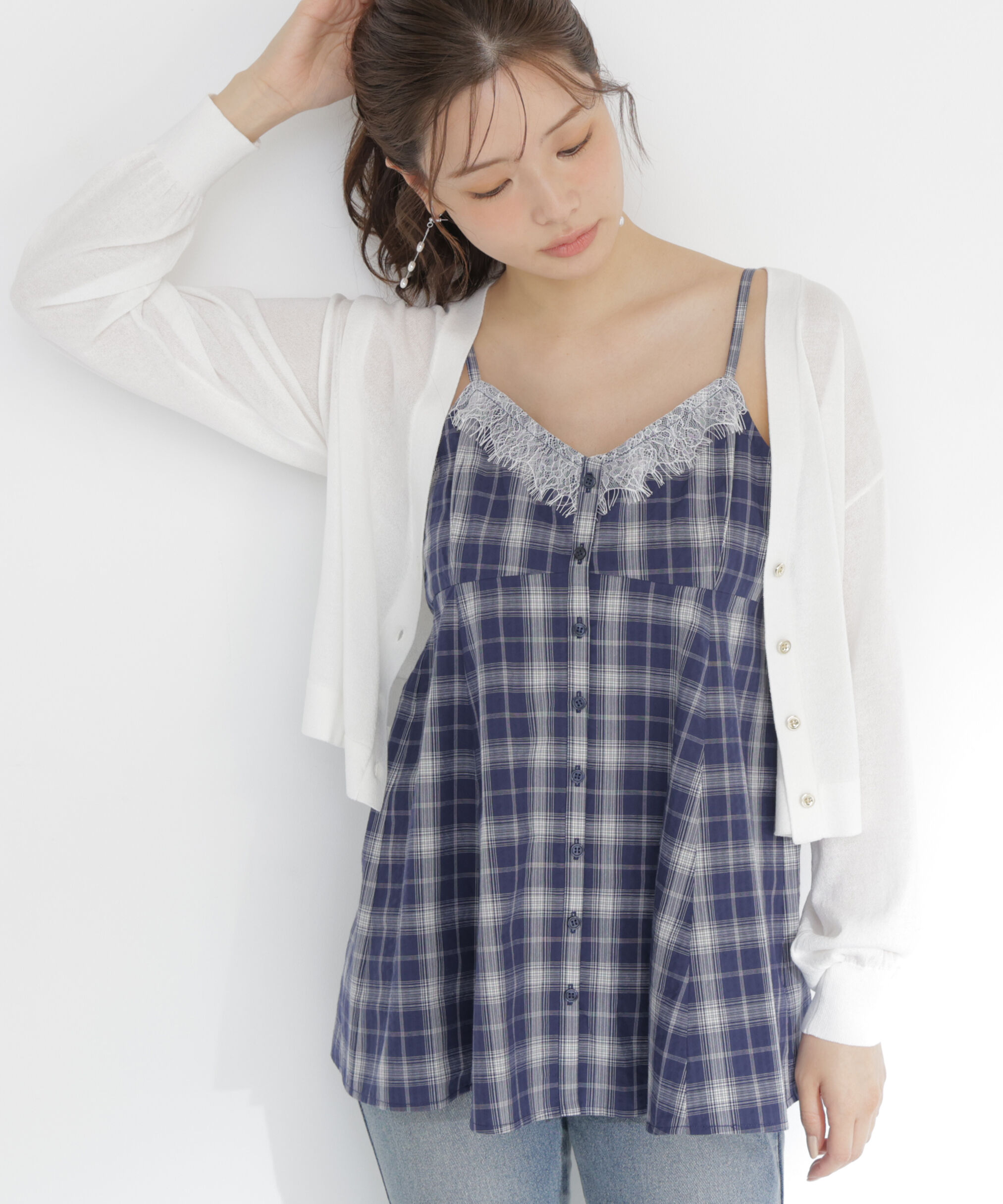 PROPORTION BODY DRESSING「＜UVカット＞シアーカーディガン」|カーディガン|