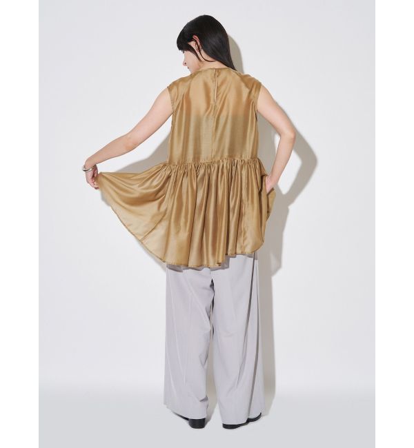 ELENDEEK「SHEER PEPLUM BL」|シャツ・ブラウス|
