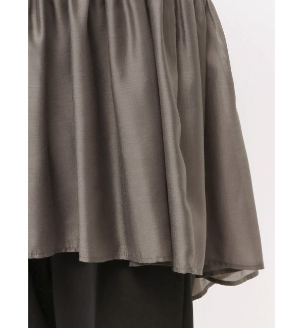 ELENDEEK「SHEER PEPLUM BL」|シャツ・ブラウス|