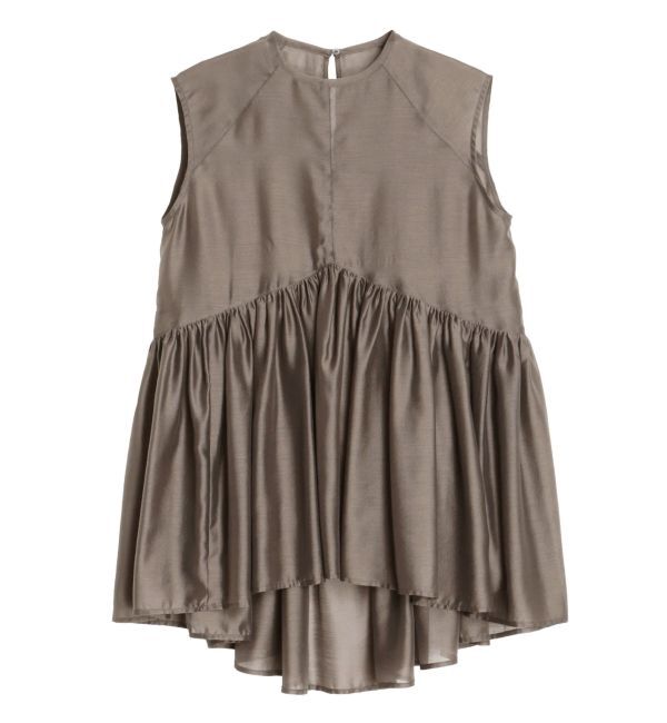 ELENDEEK「SHEER PEPLUM BL」|シャツ・ブラウス|