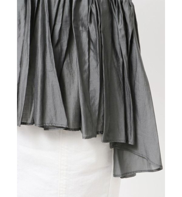 ELENDEEK「ROLL UP PEPLUM BL」|シャツ・ブラウス|