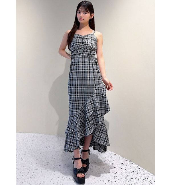 RESEXXY「イレヘムチェックキャミワンピース」|ワンピース|