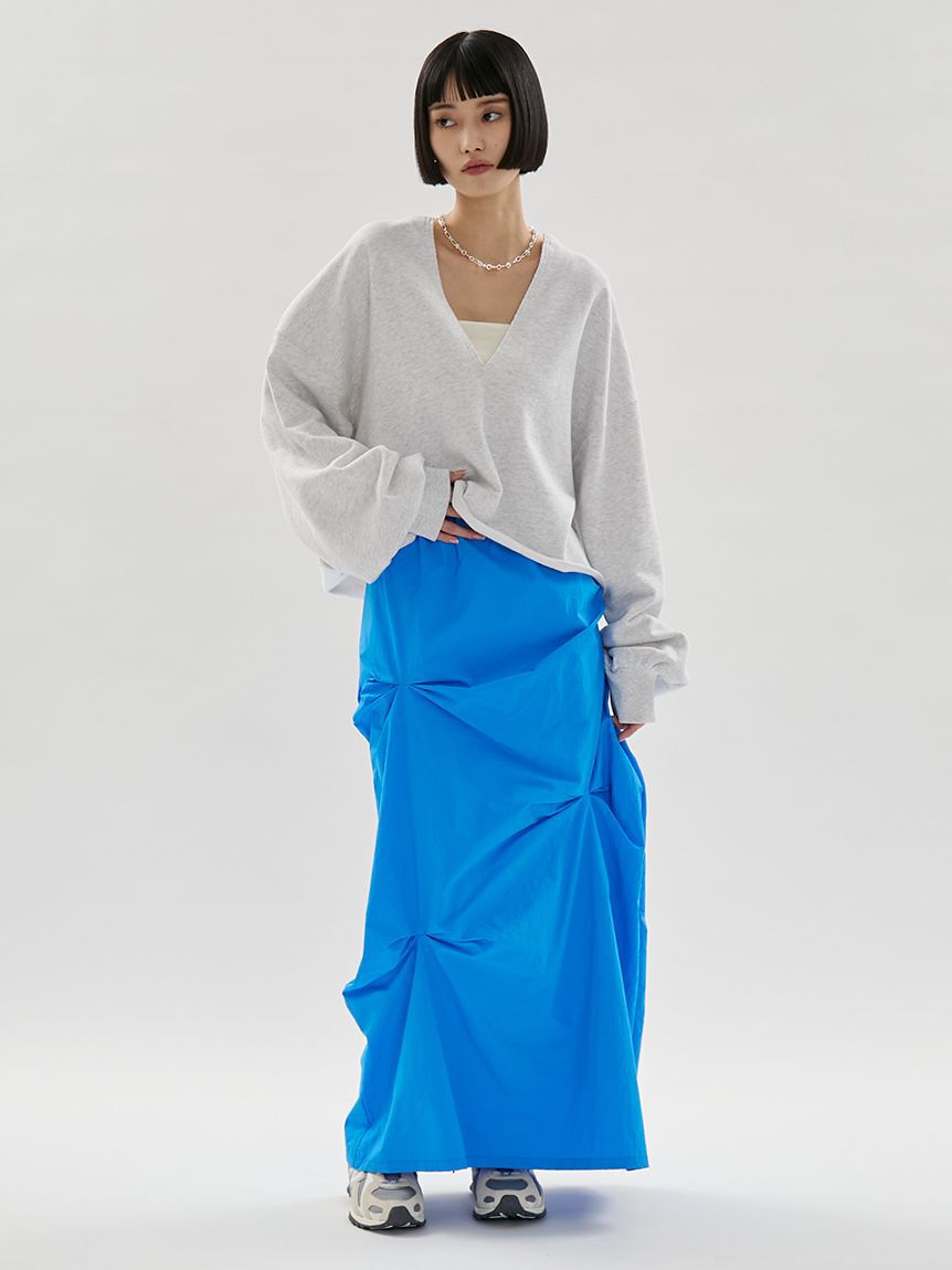 emmi atelier「タックフォルムスカート/撥水」|スカート|