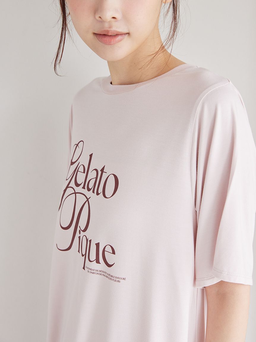 gelato pique「【IFMC.】レーヨンロゴTシャツ」|ルームウェア|