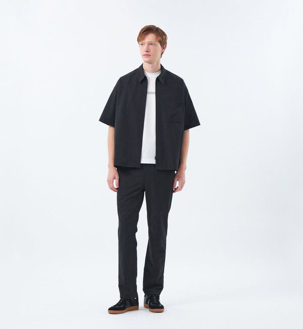 MACKINTOSH PHILOSOPHY「ジップアップ半袖シャツ COOLDOTSミニリップ」|シャツ・ブラウス|