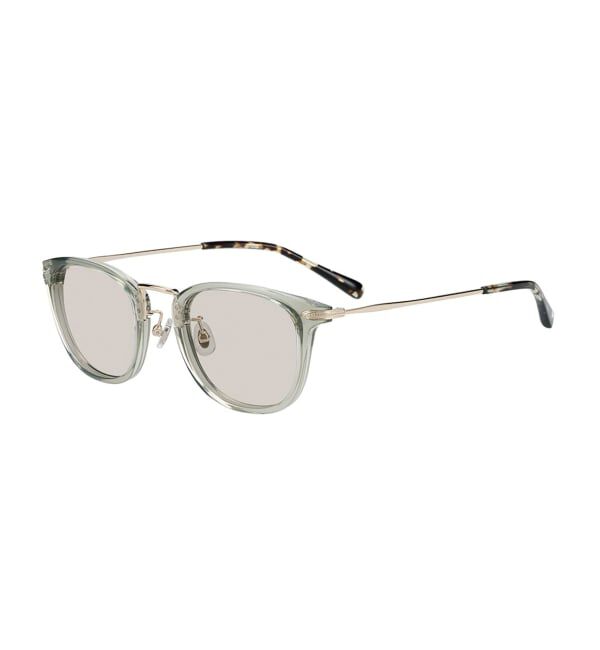  「ウェリントン型 サングラス | カラーレンズ コンビネーションフレーム UVカット TREND SUNGLASSES」|サングラス|