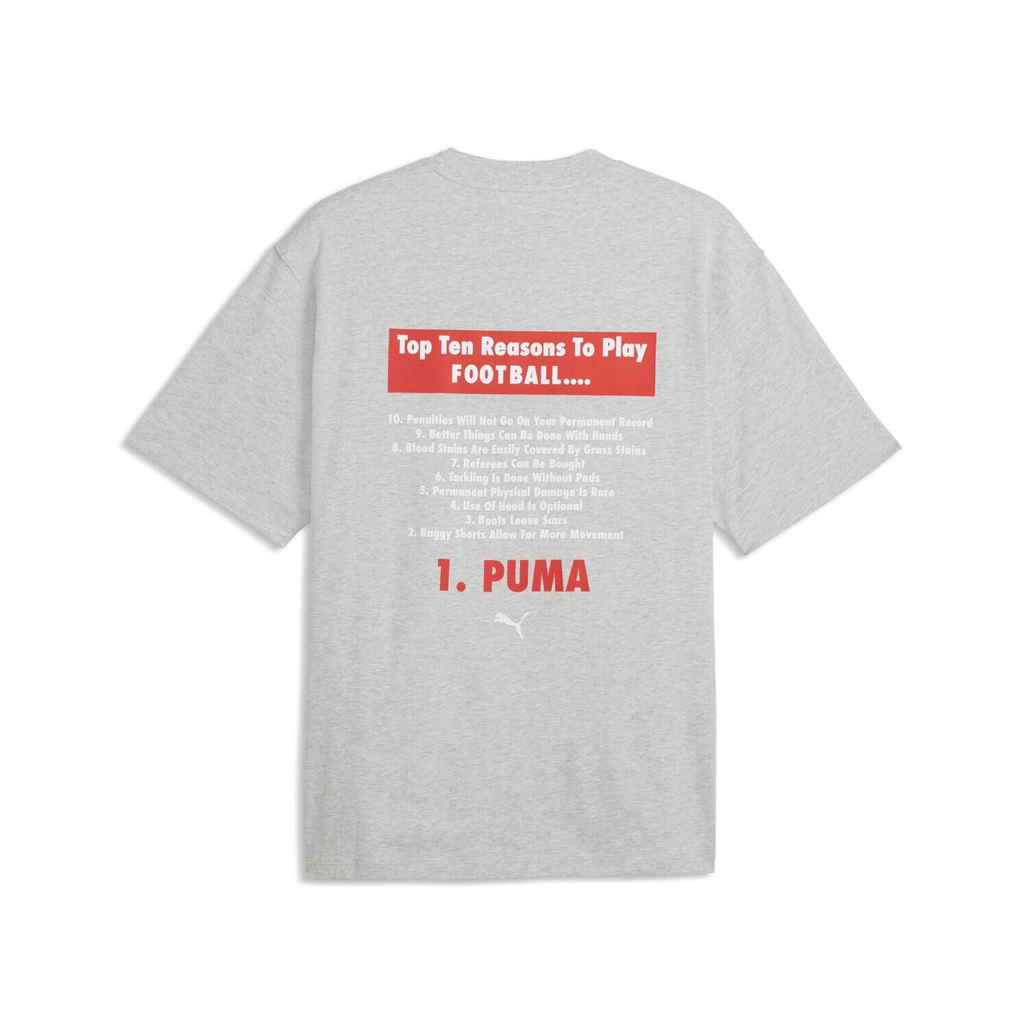 PUMA「【PUMA ｳｪｱ】M GRAPHIC FOOTBALL TEE」|Tシャツ・カットソー|