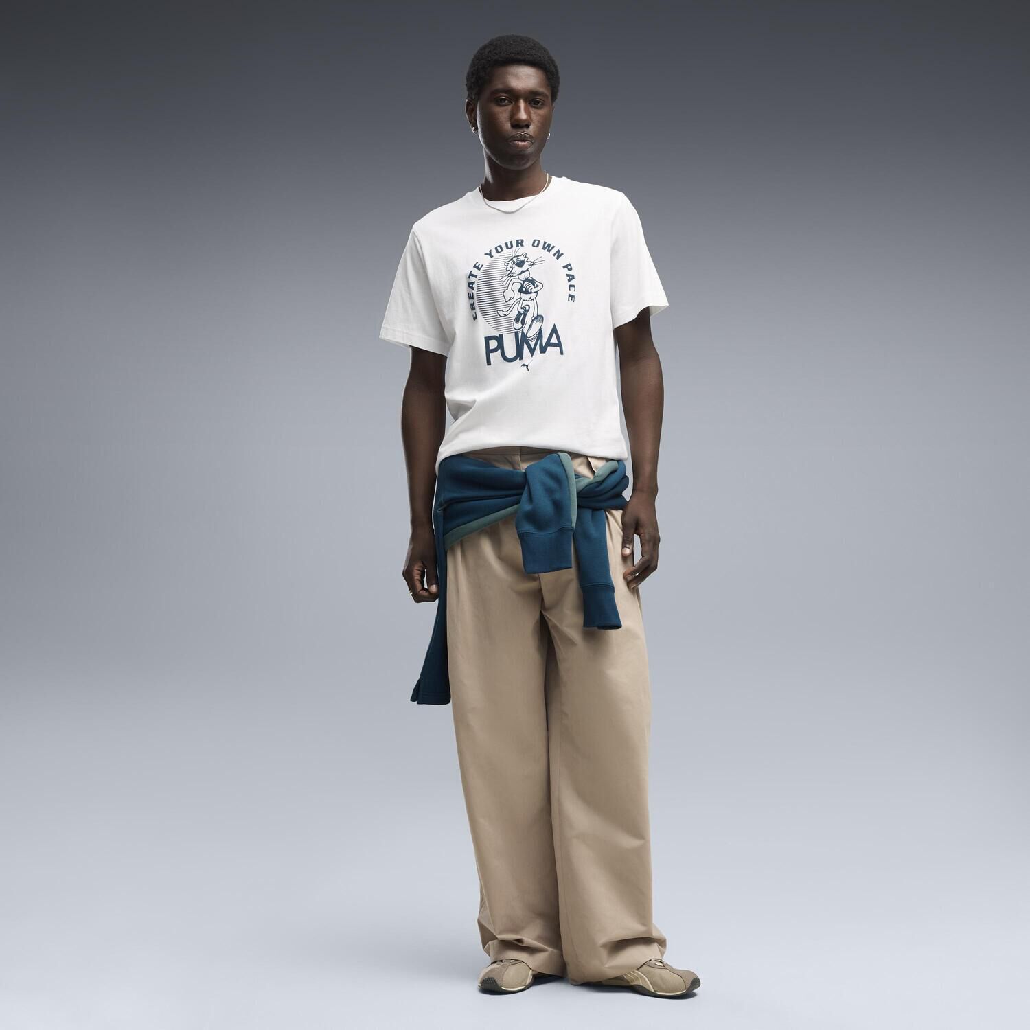 PUMA「【PUMA ｳｪｱ】M GRAPHIC SUPER TEE」|Tシャツ・カットソー|