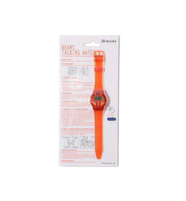 bPr BEAMS「"BEAMS TALKING SERIES" TALKING WATCH English」|クロック・置時計|