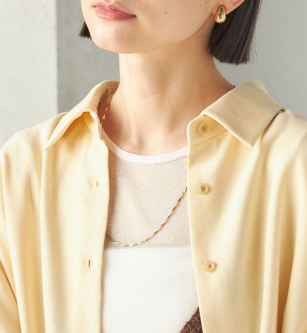 SHIPS for women「《予約》〈手洗い可能〉ポリエステル スエード シャツ 羽織」|シャツ・ブラウス|