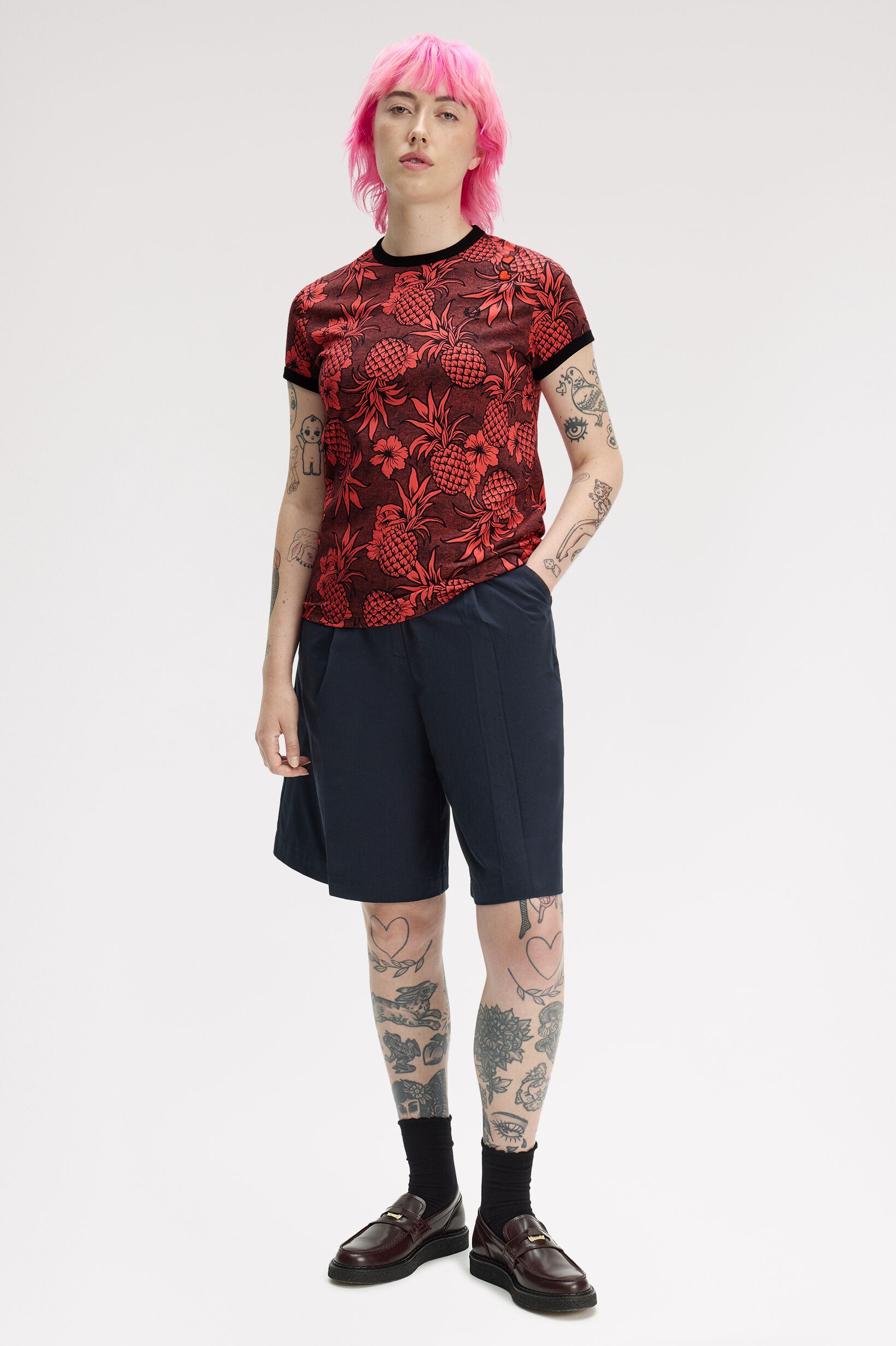 FRED PERRY 「Amy Winehouse Printed T-Shirt／エイミーワインハウス プリントTシャツ」|Tシャツ・カットソー|