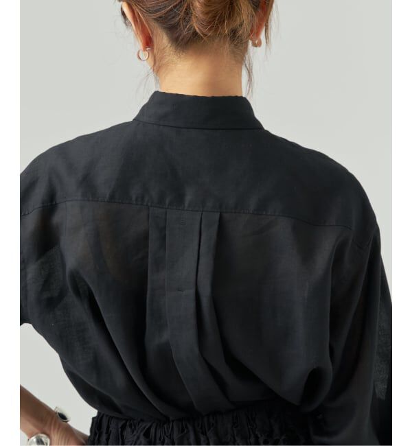 VERMEIL par iena「Airy Ramie Over シャツ」|シャツ・ブラウス|