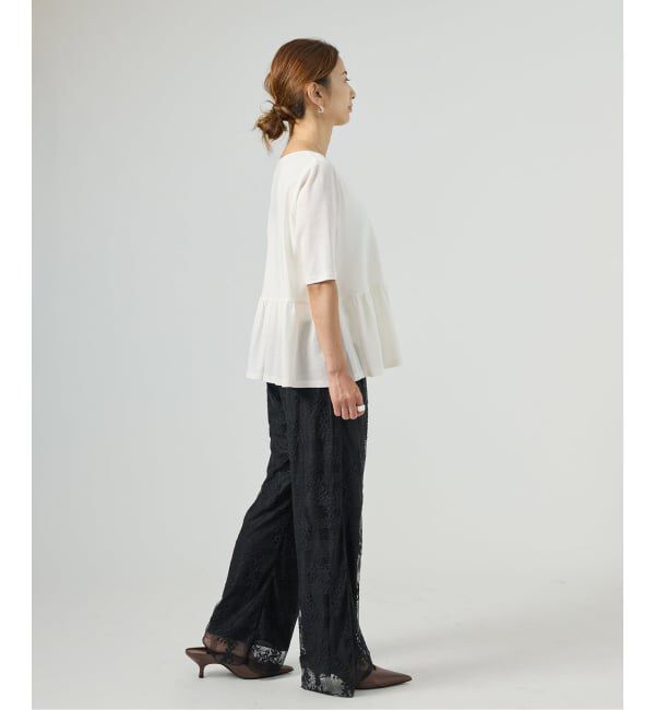 VERMEIL par iena「フリルプルオーバー」|Tシャツ・カットソー|