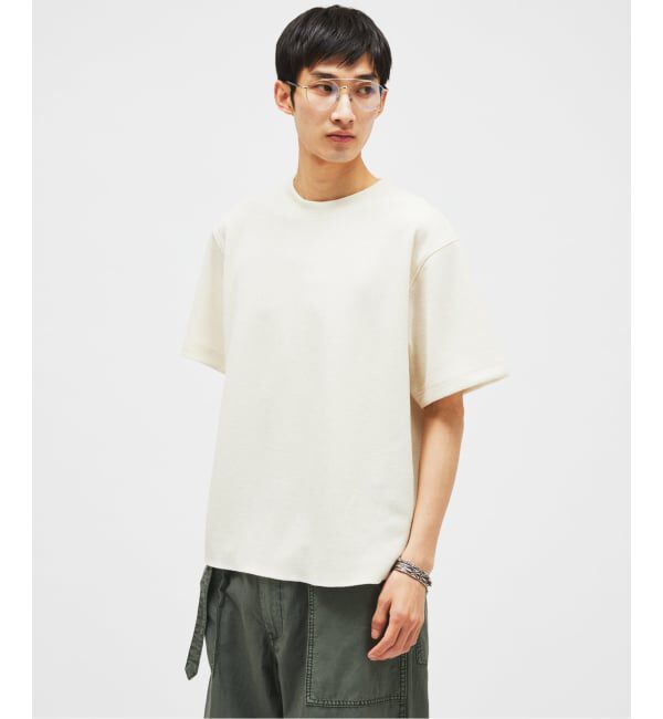JOURNAL STANDARD「リネン ライク ダブル フェイス Tシャツ」|Tシャツ・カットソー|