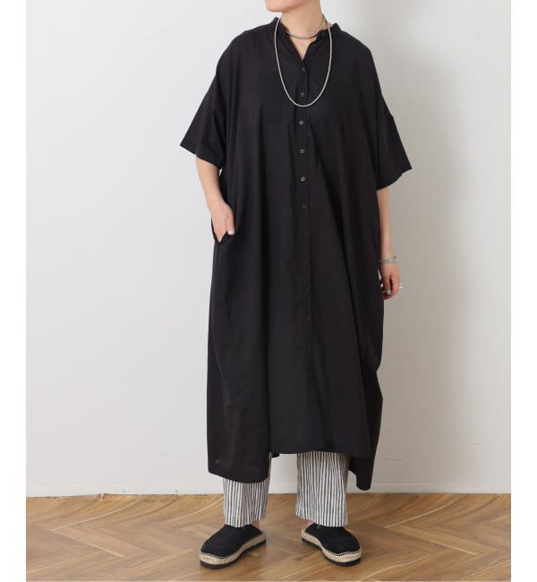 journal standard luxe「【SOIL】60s CAMBRIC BANDED COLLAR DRESS」|ワンピース|