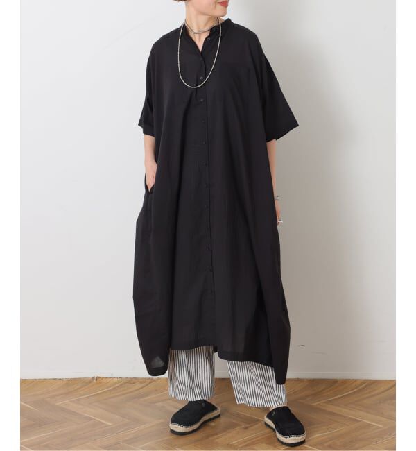 journal standard luxe「【SOIL】60s CAMBRIC BANDED COLLAR DRESS」|ワンピース|